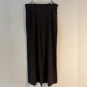Women's Chocolate Brown Wide Leg Trousers
